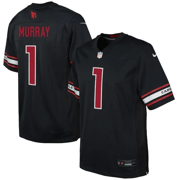 None Kyler Murray Game Jersey - Black | NFL Player Jersey | NFL Footba
