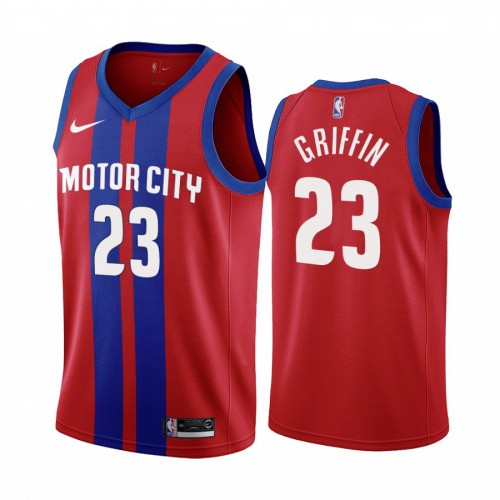Red DET Detroit Pistons #23 Nike Durable Jersey Premium Quality
