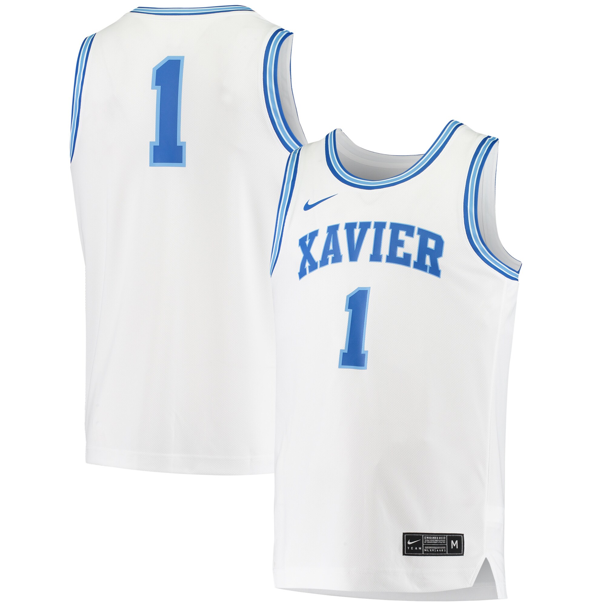[DDG] Xavier Musketeers Replica Basketball Jersey - White