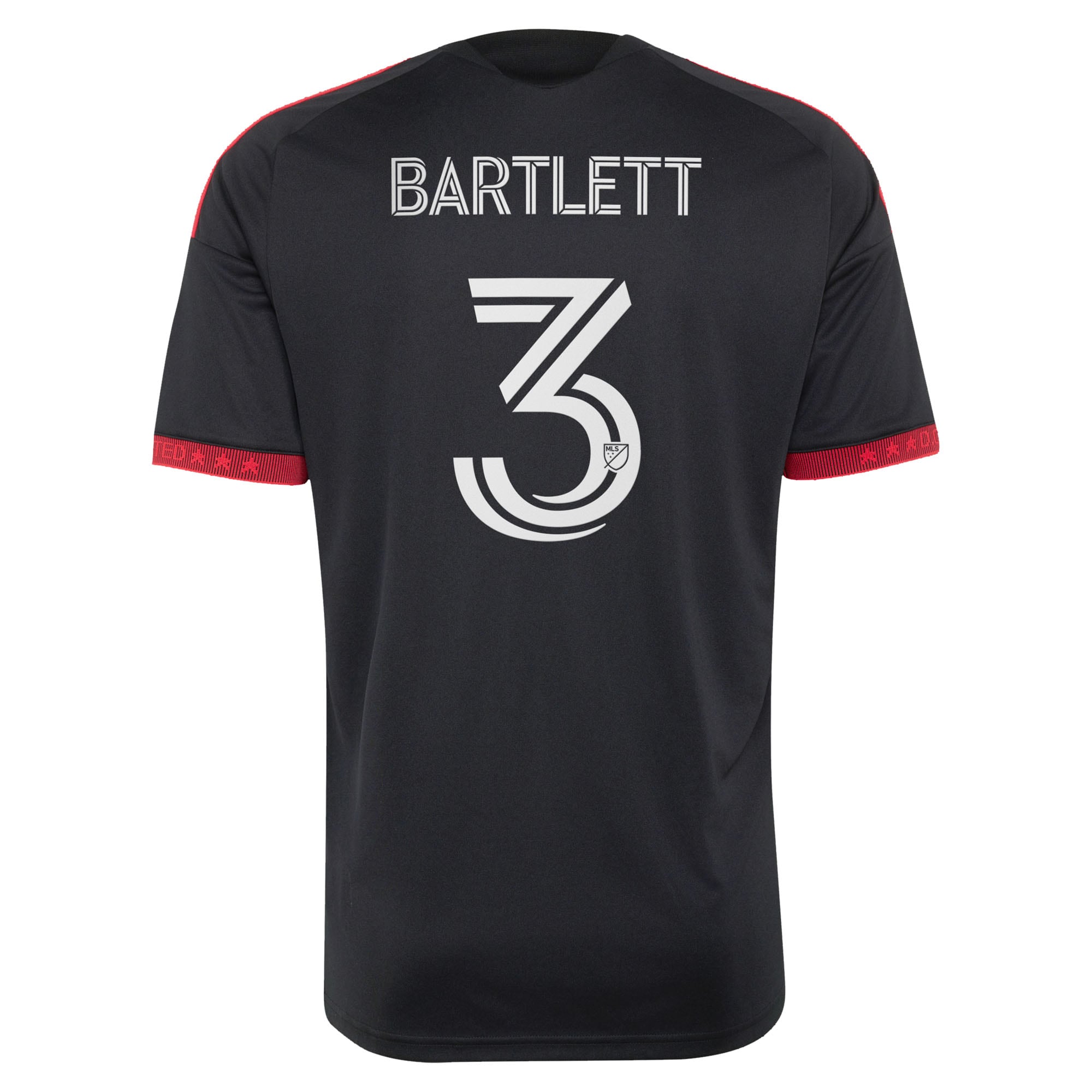 [LK] Lucas Bartlett D.C. United 2026 Black-and-Red Kit Replica Jersey - Black