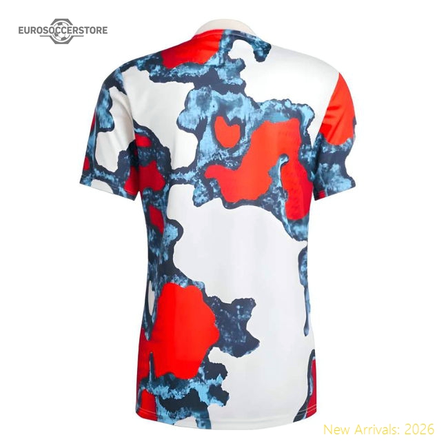 Teams,Bayern Bayern Club Munich 2024-2025 Pre-Game Shirt (White)