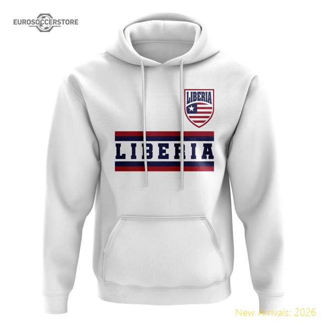 Premium-grade Liberia Core Football Country Hoody (white)