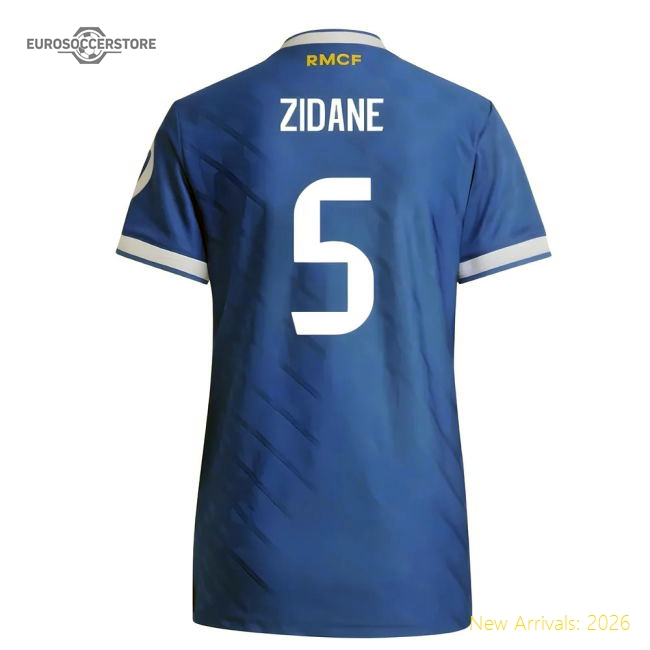 2025-2026 Real Madrid Authentic Change Jersey (womens) (zidane 5)