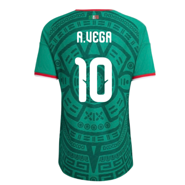 2026-2027 Mexico Authentic Home Shirt (A.Vega 10)