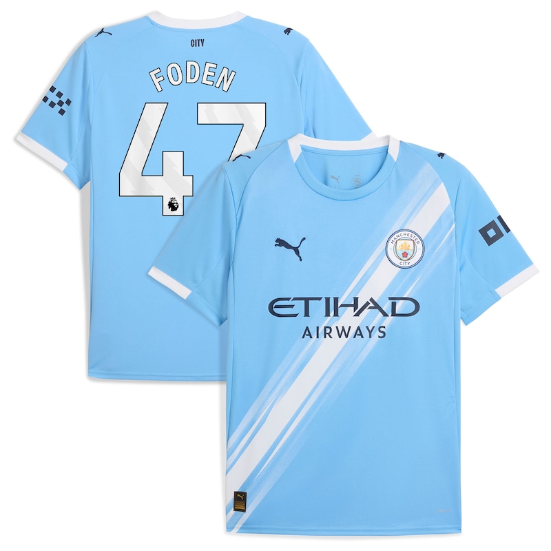 Top-Quality Man City Men's 2025 Replica Player Jersey - Authentic...