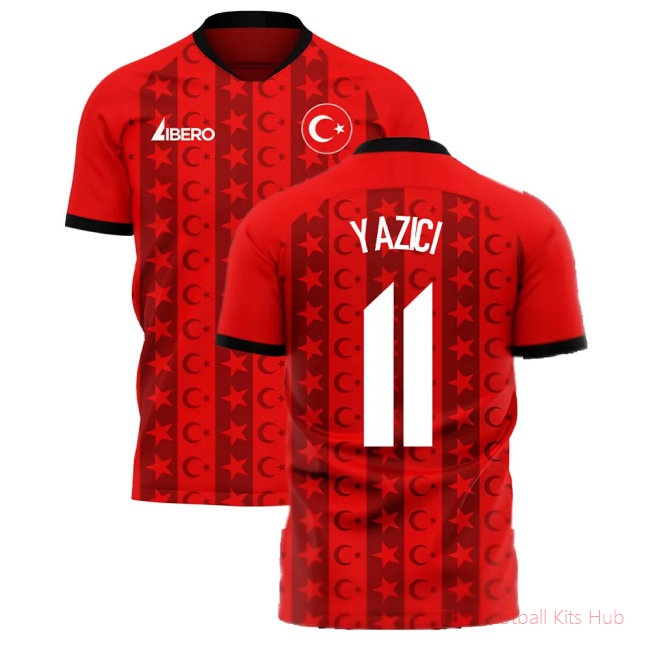 [LK] Turkey 2025/26 Home Football Kit (Libero) (YAZICI 11)
