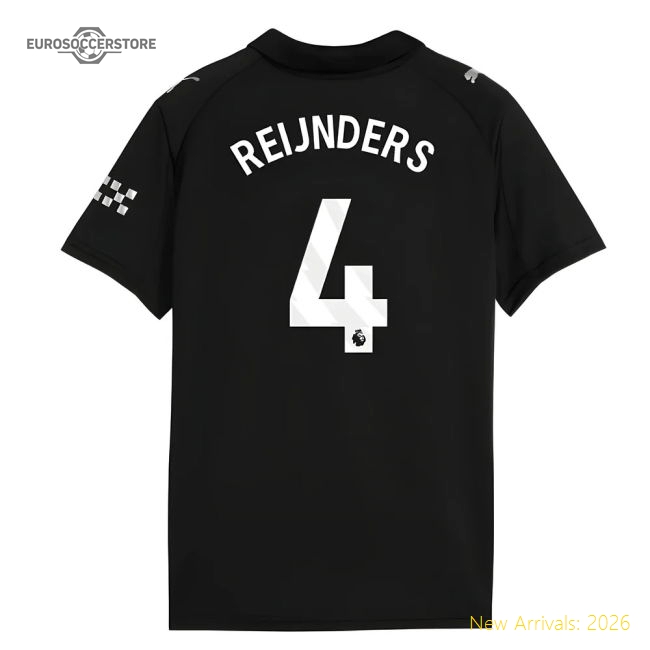 Premium 2025-2026 Man City Away Shirt (kids) (reijnders 4) - Premium