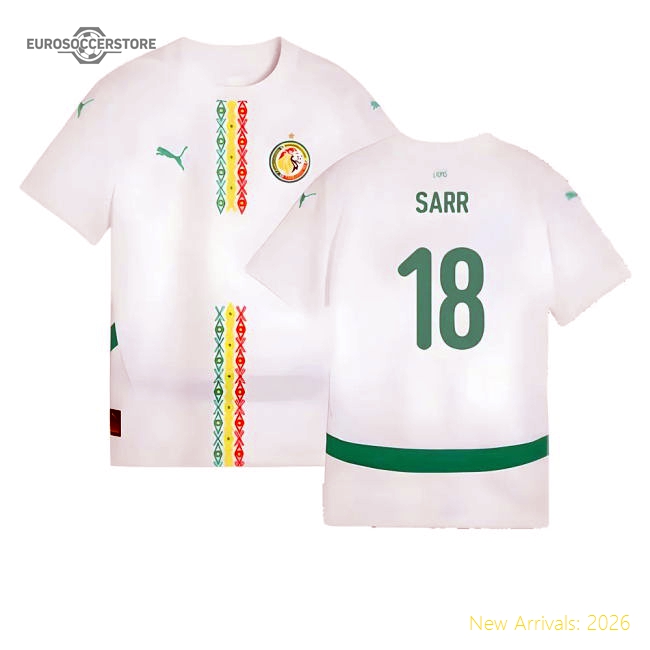 Official Senegal Kids 20242025 Home Shirt () Sleek Slim