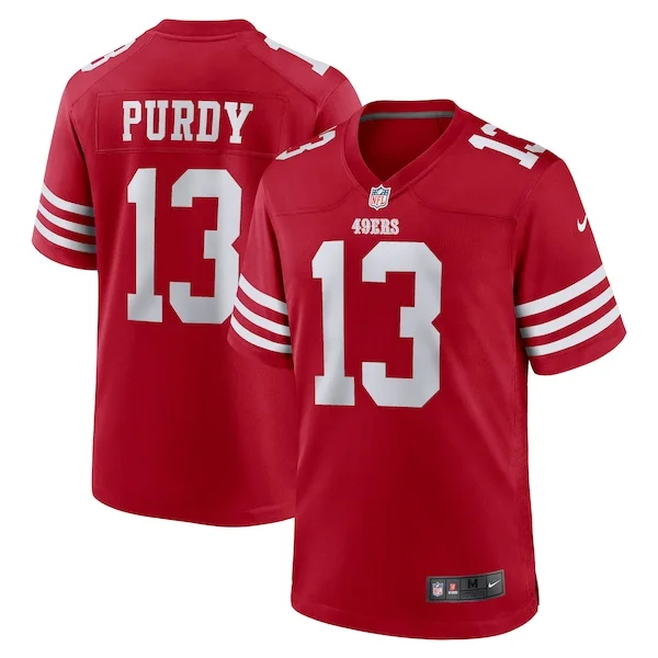 Performance San Francisco 49ers Game Jersey - Premium Scarlet NFL F...