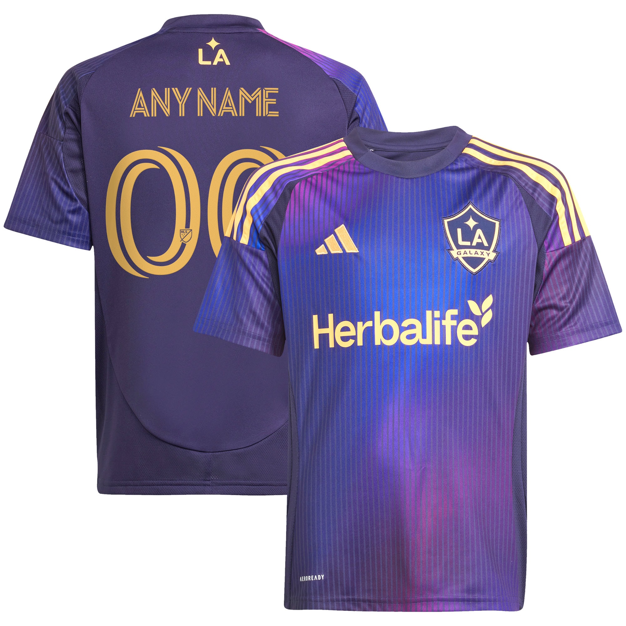 [SJH] LA Galaxy Youth 2025 RIZON Replica Custom Jersey - Navy