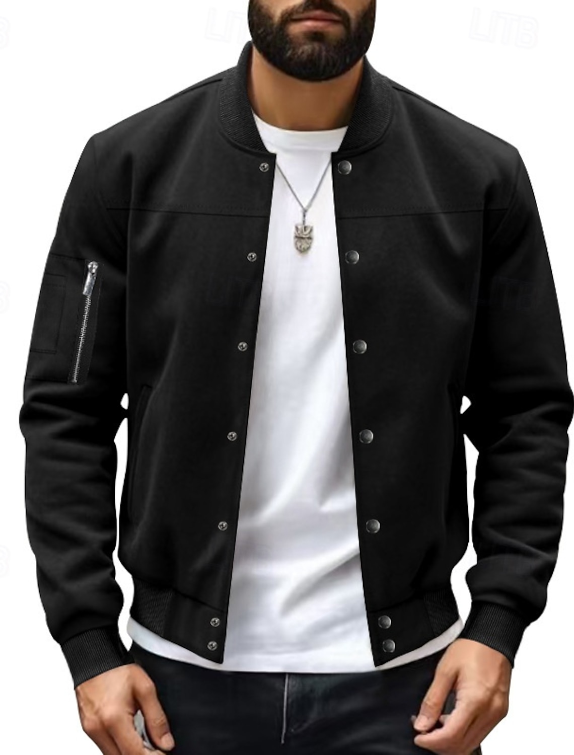 Men's Lightweight Jacket Summer Bomber Windbreaker Vacation Daily
