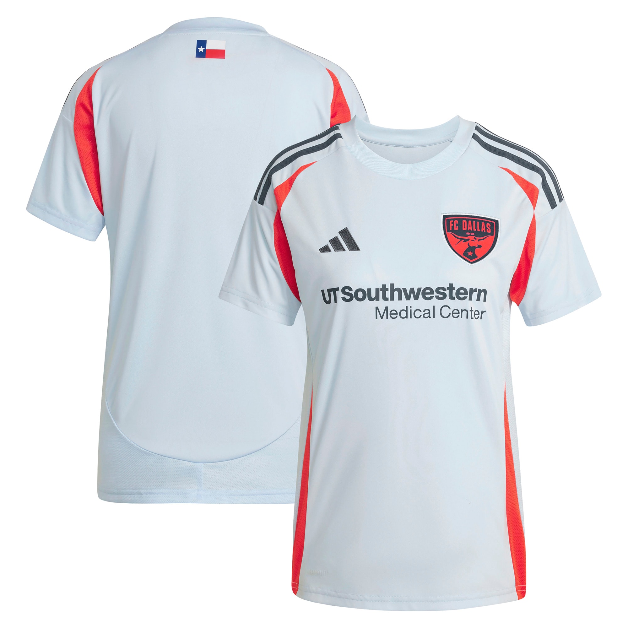 [LK] Youth FC Dallas Women's 2025 The Inferno Kit Replica Jersey - Light Blue