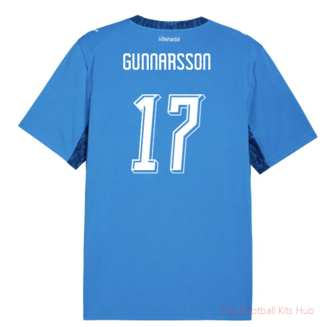 [LK] 2026/27 Iceland Home Shirt (Gunnarsson 17)