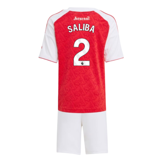 2025-20 Arsenal Home Soccer Jersey Saliba (2) L M S