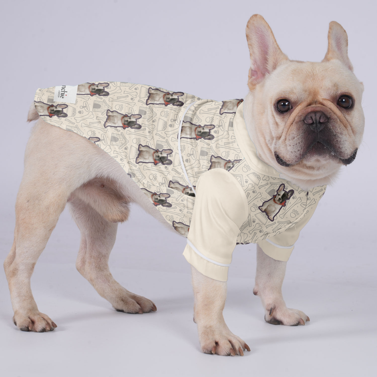 French Bulldog French Bulldog Pajamas Designed With Your Frenchie's