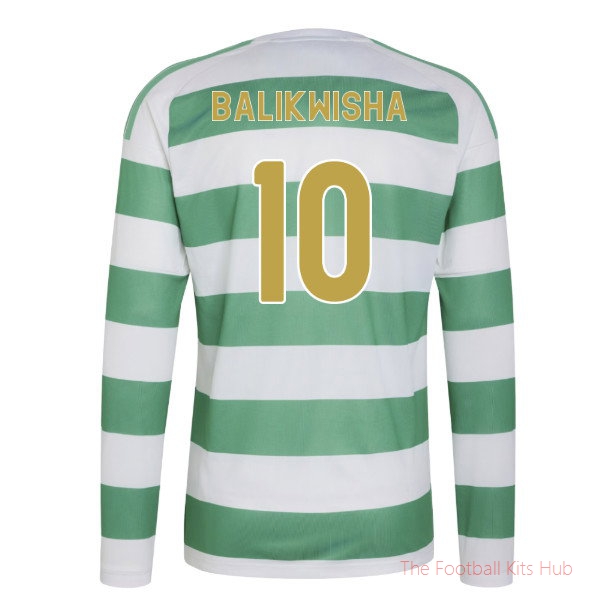 Celtic Long 2026 2027 Celtic Long Sleeve Home Shirt (Balikwisha 10)