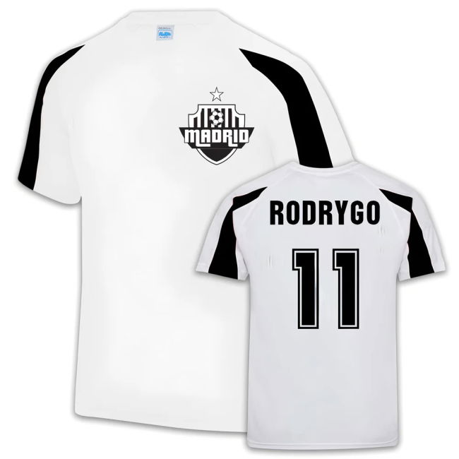 Real Madrid Sports Training Jersey (Rodrygo 11) | Licensed Product