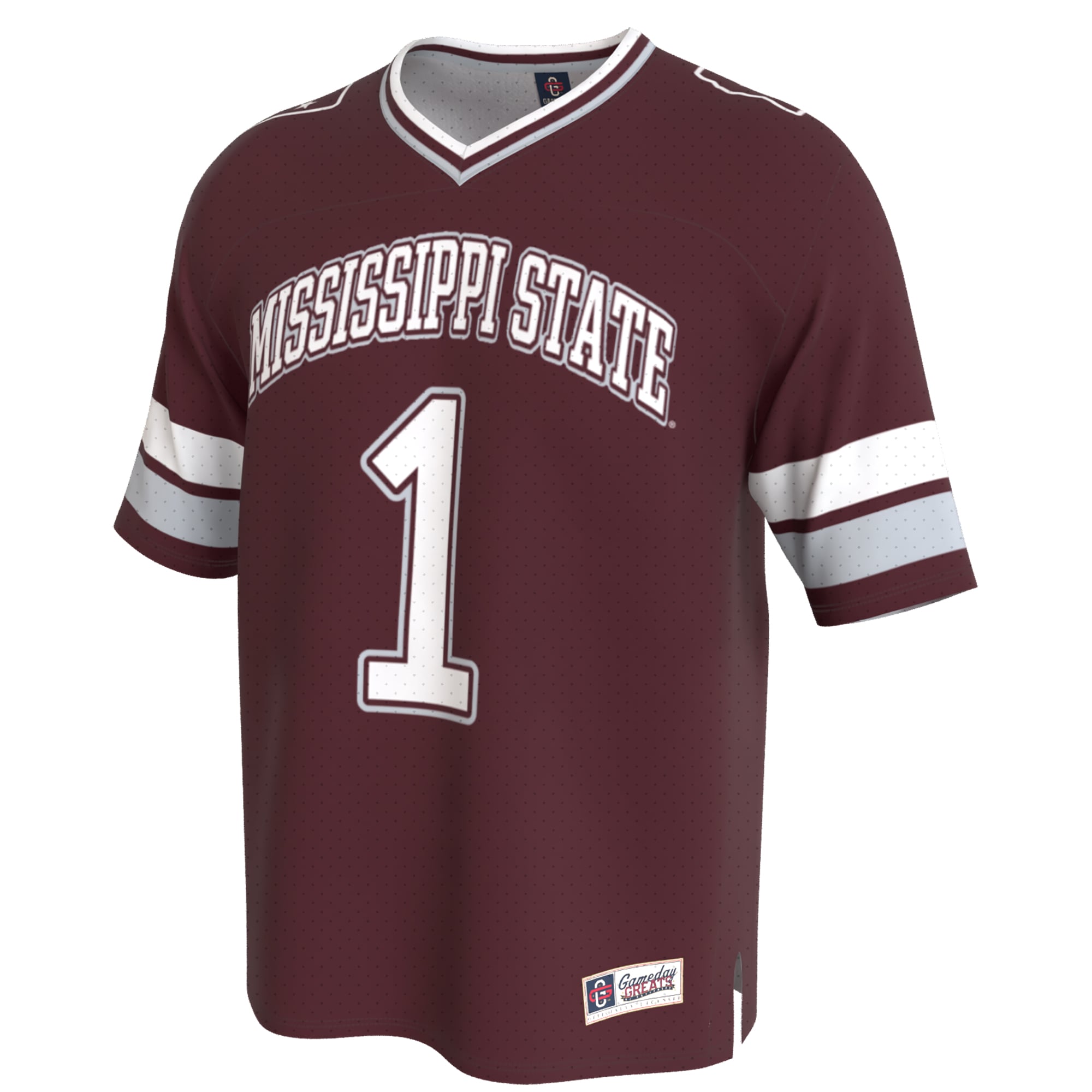 Youth Maroon Mississippi State Bulldogs Lightweight Collegiate Football Fashion Jersey