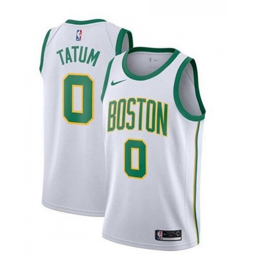 Authentic Boston Celtics Jayson Tatum0 White Jersey - - NBA Collection