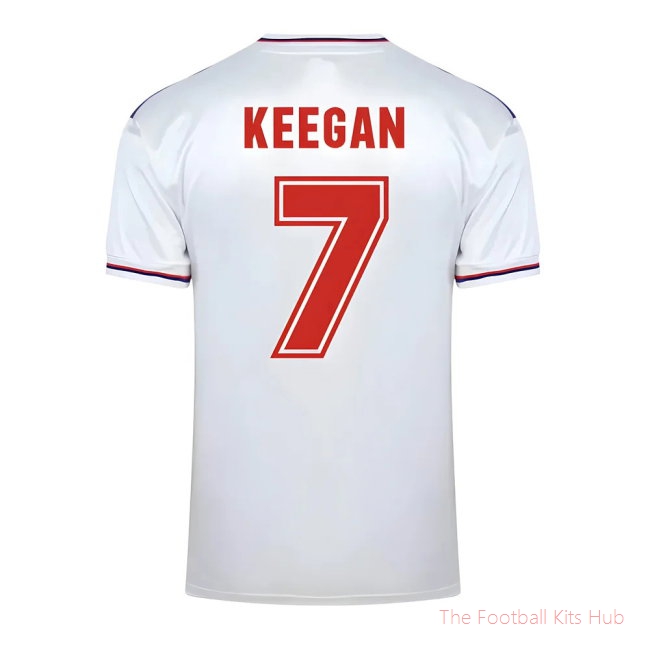Score Draw England World Cup 1982 Home Shirt (Keegan 7)