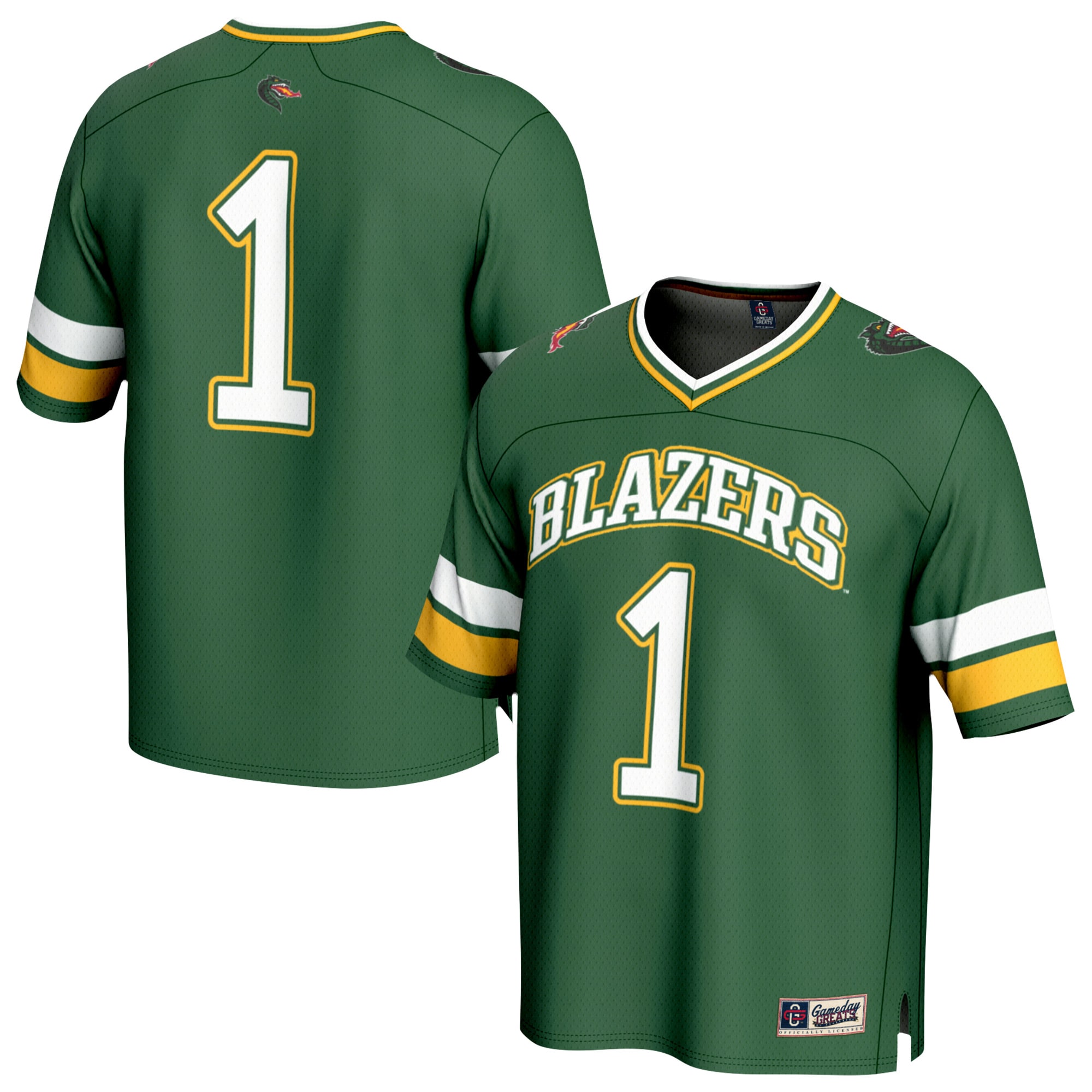 #1 UAB Blazers GameDay Greats Unisex Lightweight Football Fashion 2026 Season Football Jersey - Green