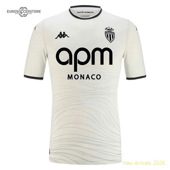 As Monaco Third Kit 2024-2025 Match Day Jersey Stadium Approved