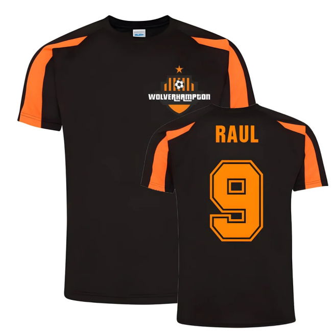 Raul Jimemez Wolves Sports Training Jersey (Black) | Timeless Design