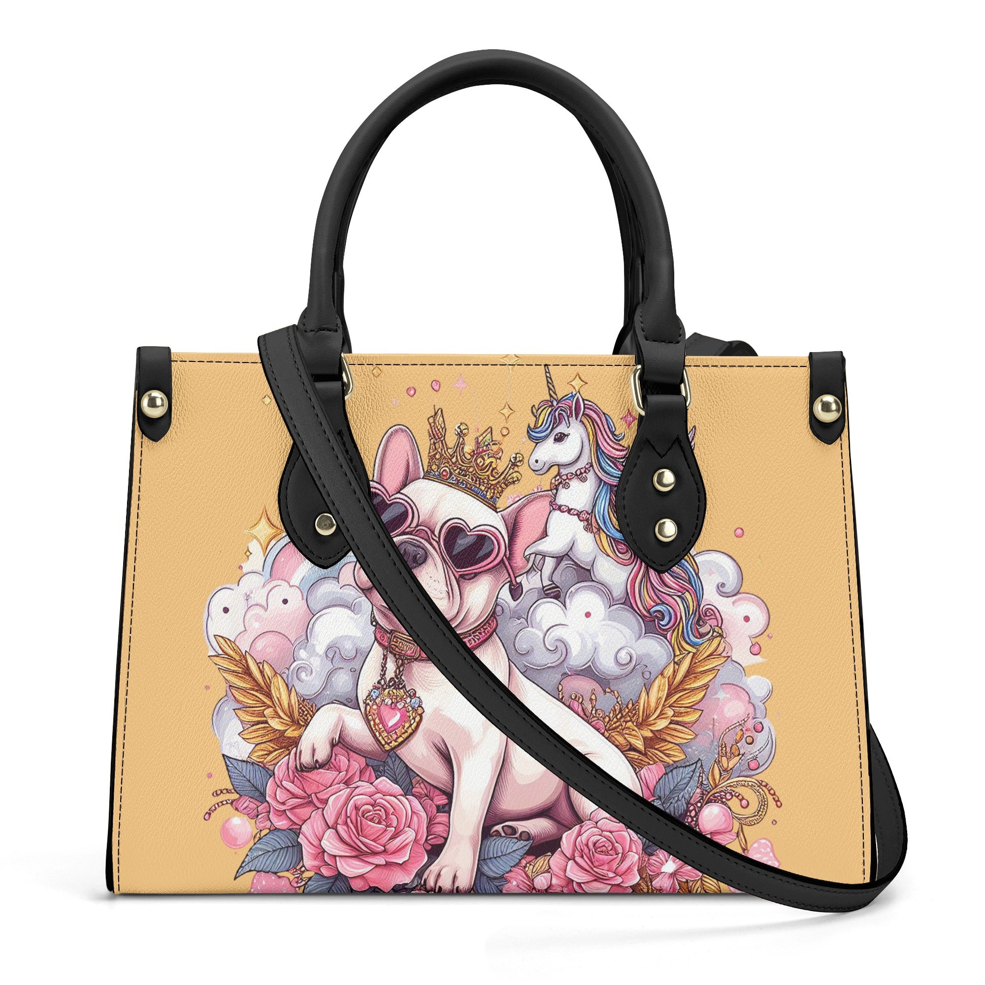 French Bulldog Lover Lucy Luxury Women Handbag Cute Frenchie Fan Gear