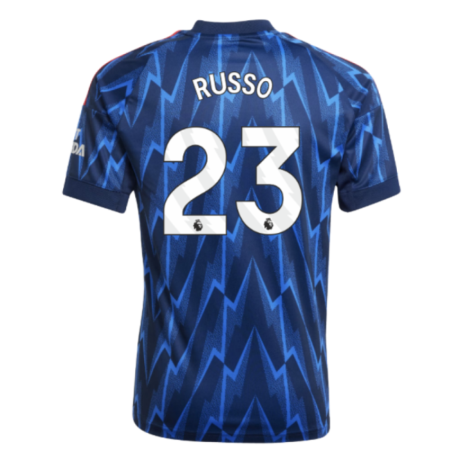 Kids New Arsenal Away Football Shirt 2025-2026 (Russo 23)