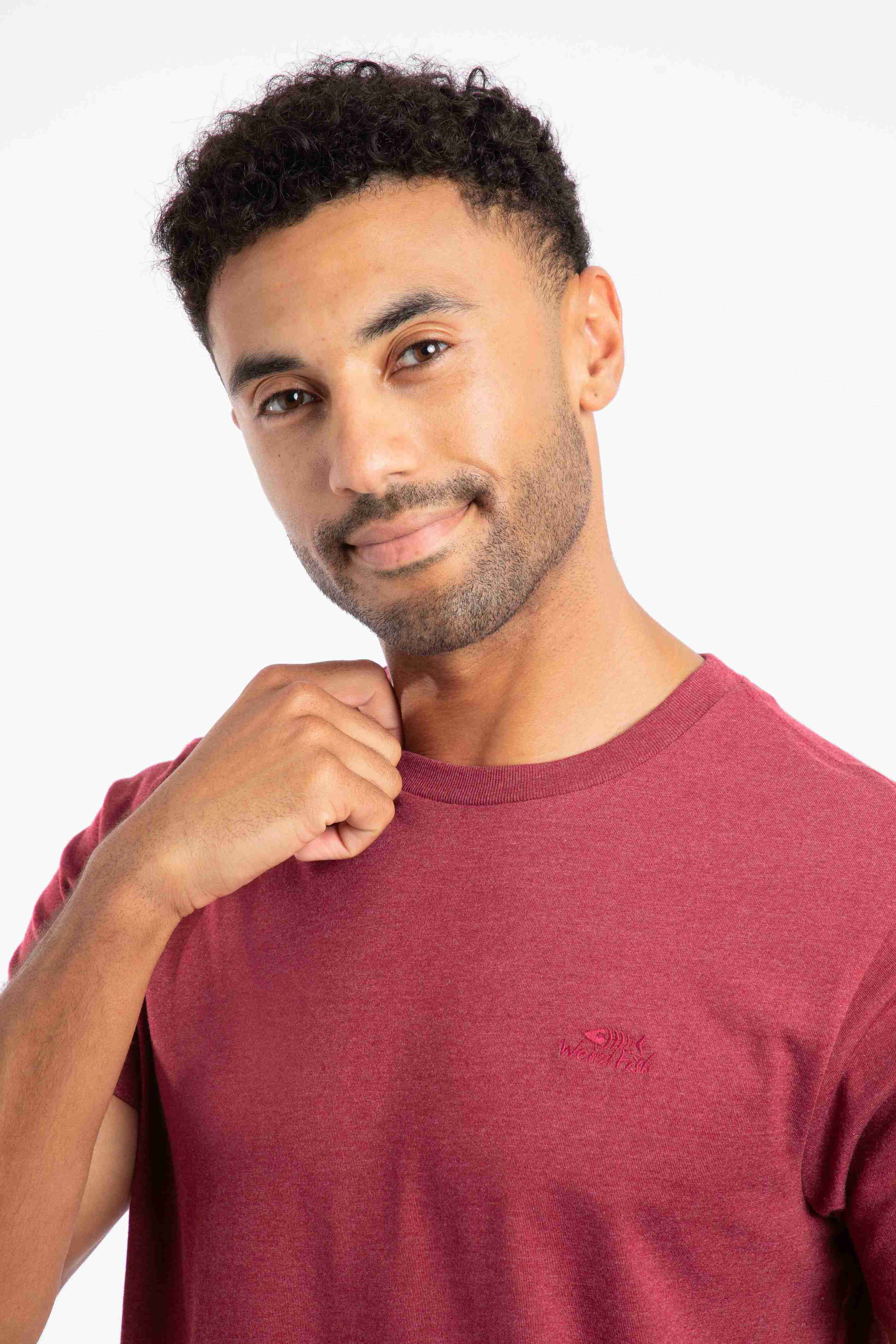 Hooked Branded T-Shirt Garnet