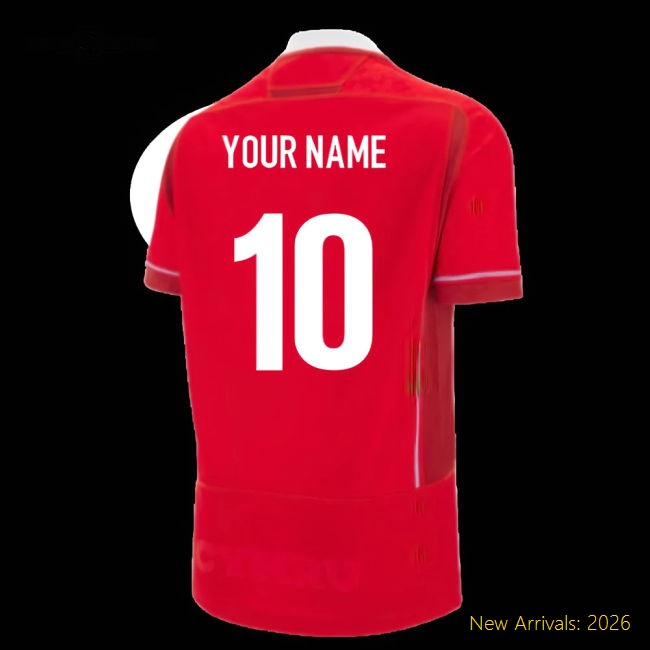 Personalised Wales Football Shirts Children 2025 Home Jersey Supporter Collection