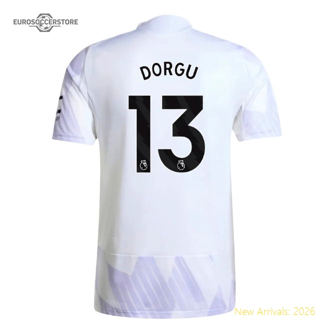 Exceptional 2025-2026 Man Utd Authentic Away Shirt (dorgu 13)