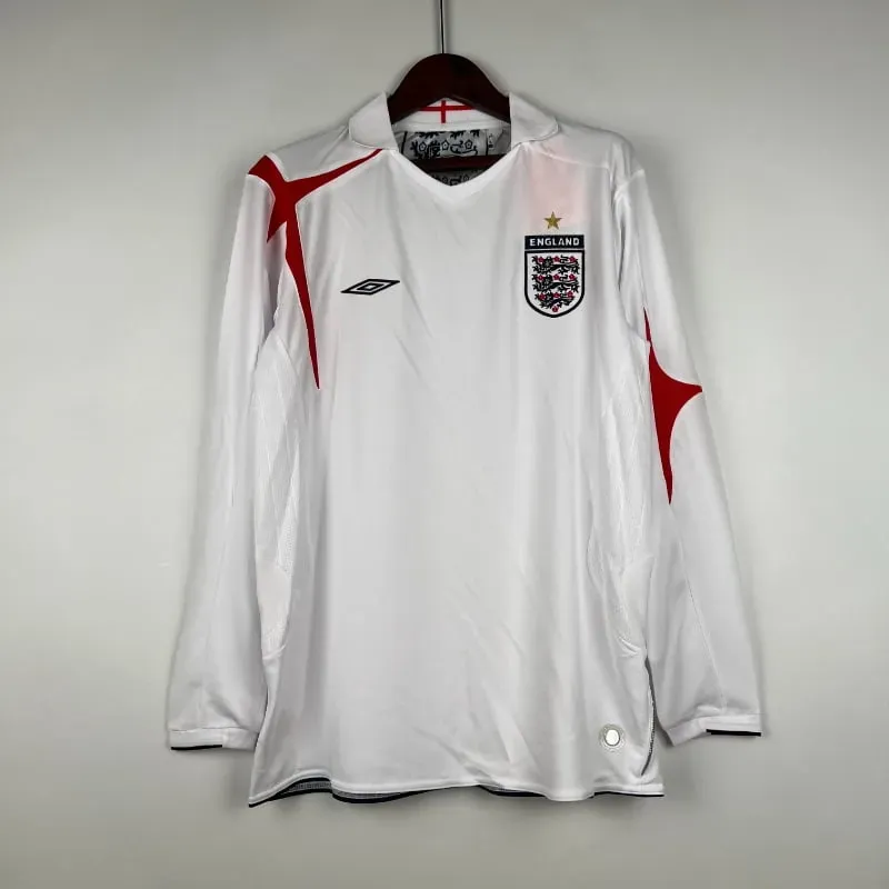 Cheap 2006 Long Sleeve England Jersey retro kit