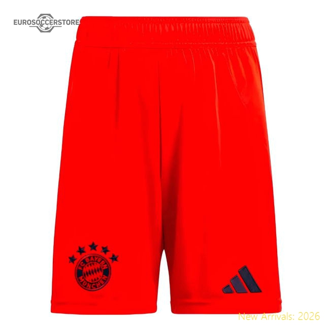 2024-2025 Bayern Munchen Home Jersey Shorts (Red) Classic Football Kit