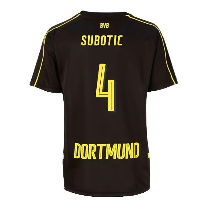 Borussia Dortmund 2016-17 Away Shirt ((Mint) XXLB) (Subotic 4)