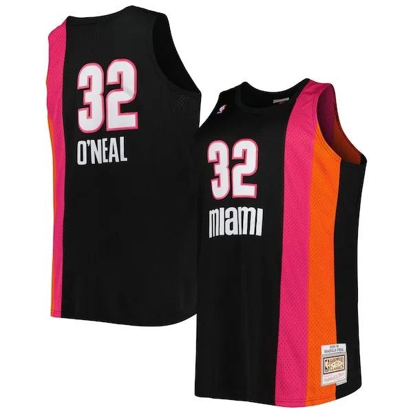 Shaquille O'Neal MIA All-Star Basketball Jersey - Black - Fan Favorite