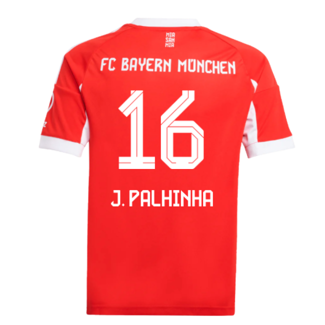 2025-2026 Home Shirt by Bayern Munich (Junior