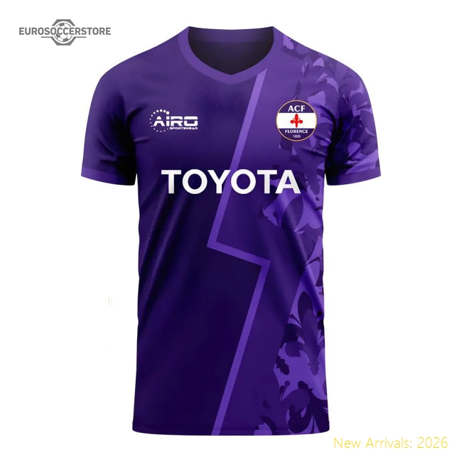 Top-Quality Fiorentina 2024-2025 Home Concept Football Kit (Airo)