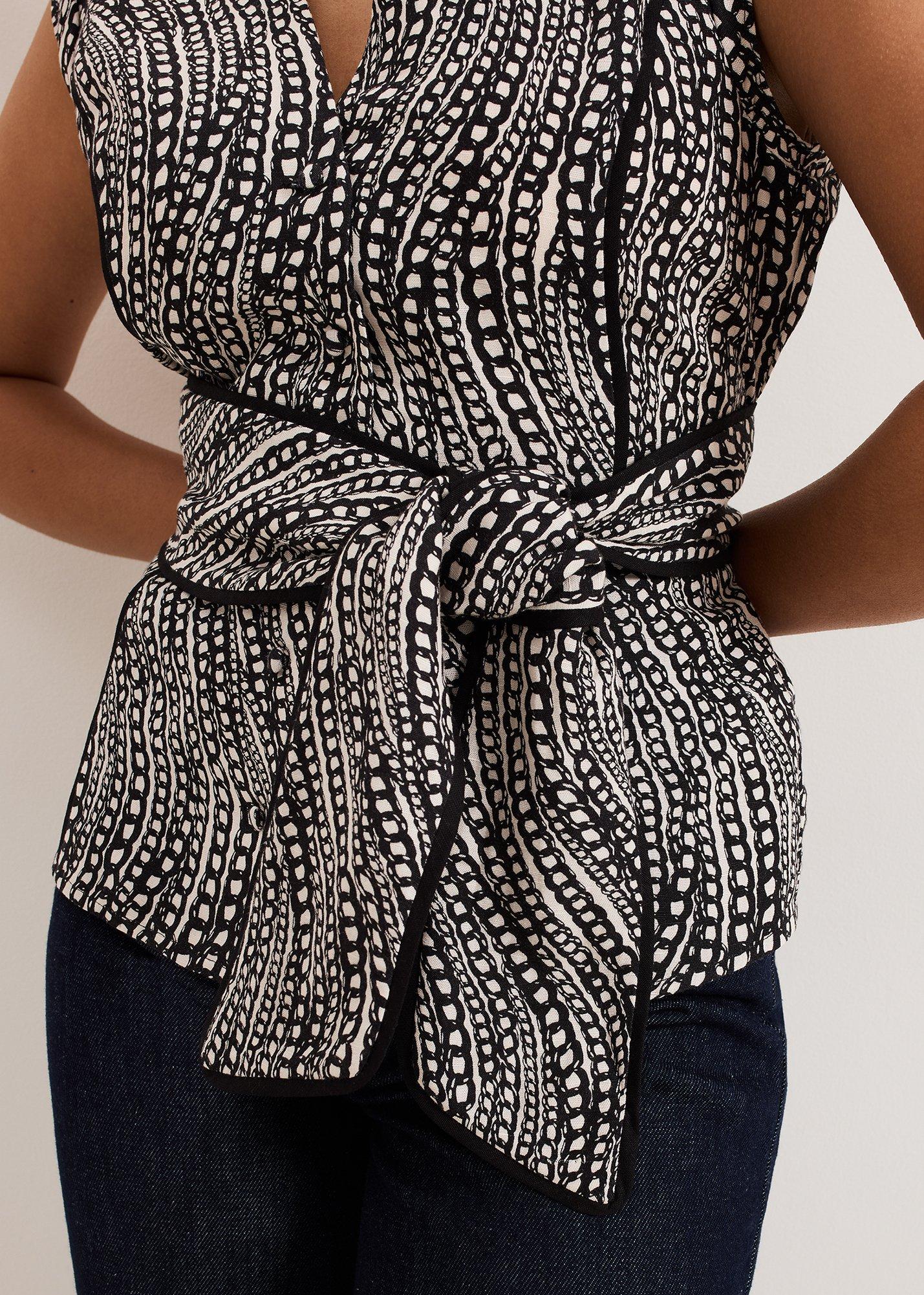 Petite Print Top