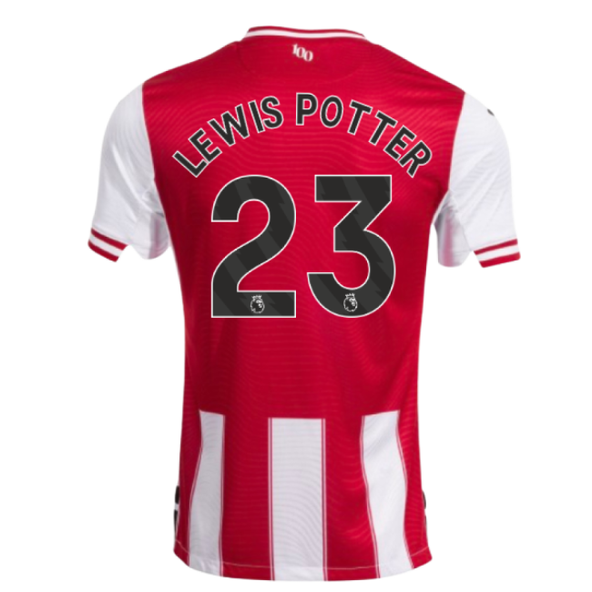2025-2026 Brentford Home Shirt Lewis Potter 23 In Multiple Youth Sizes