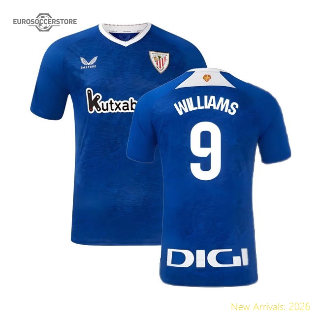 Athletic Bilbao Away Kit 2024-2025 Game Wear Jersey