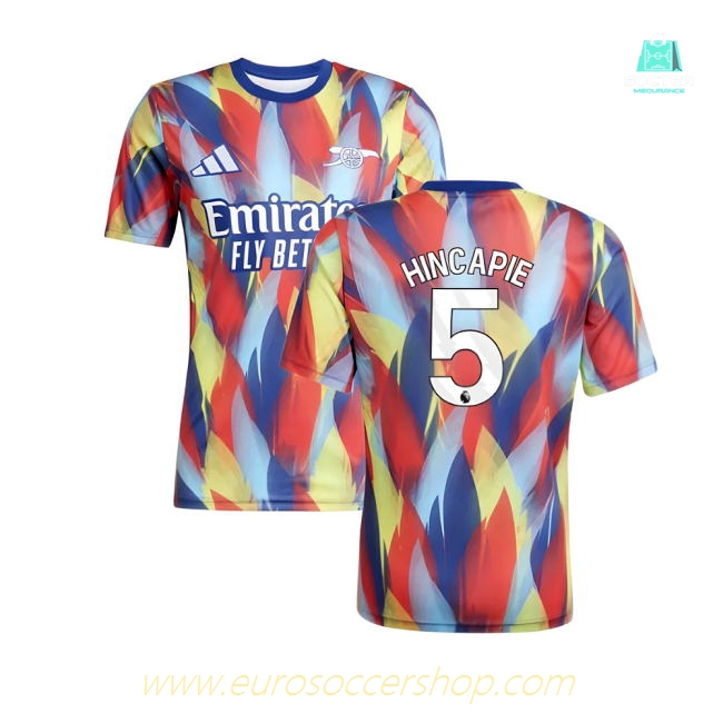 2025-2026 Arsenal Pre-Match Shirt (Victory Blue) - Kids (Hincapie 5)