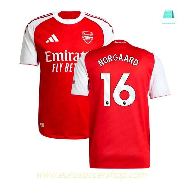 2025-2026 Arsenal Authentic Home Shirt (Norgaard 16)