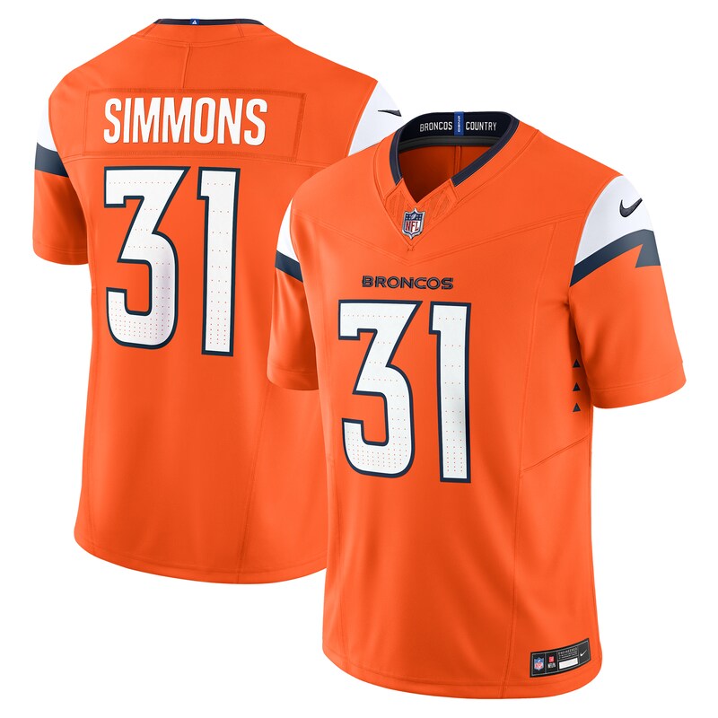 None Justin Simmons Denver Broncos Budget-Friendly Replica Jersey