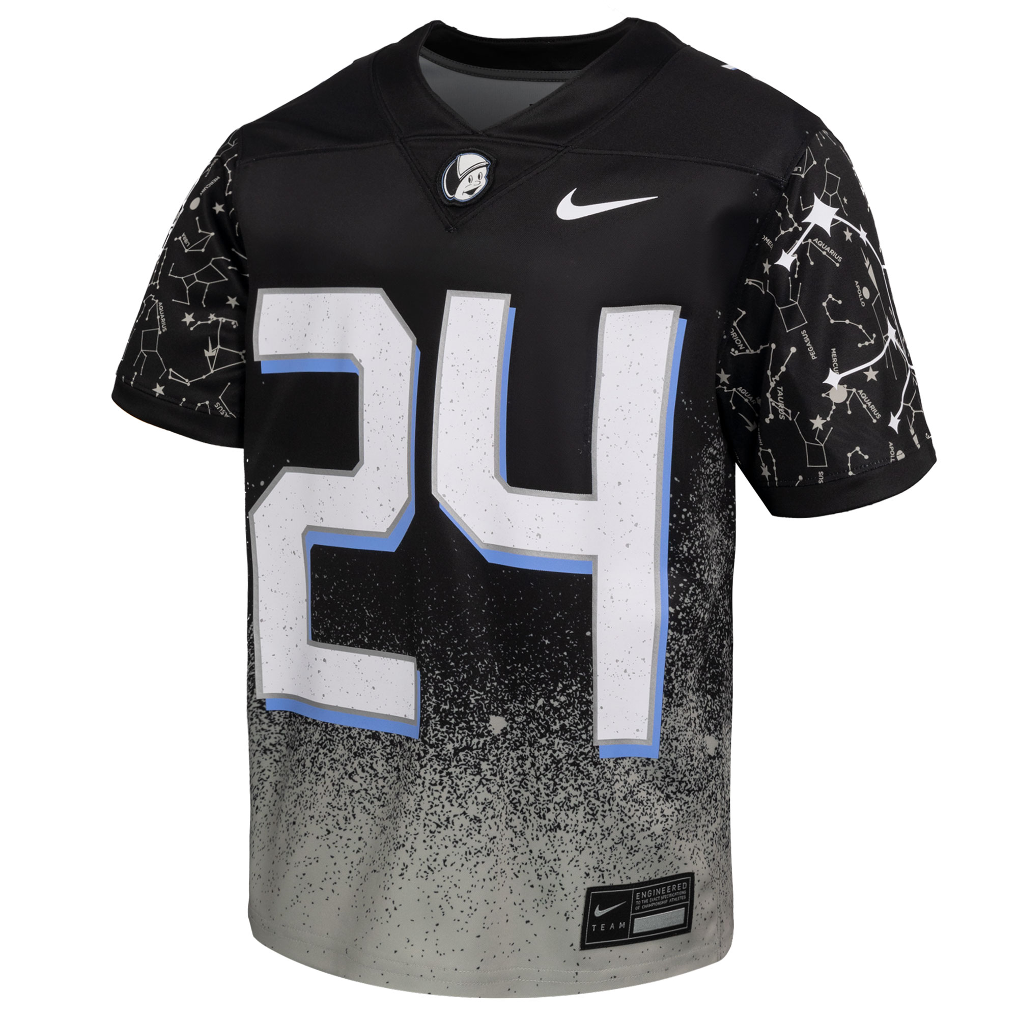[DDG] UCF Knights Youth 2024 Space Game Alternate Game Jersey - Black