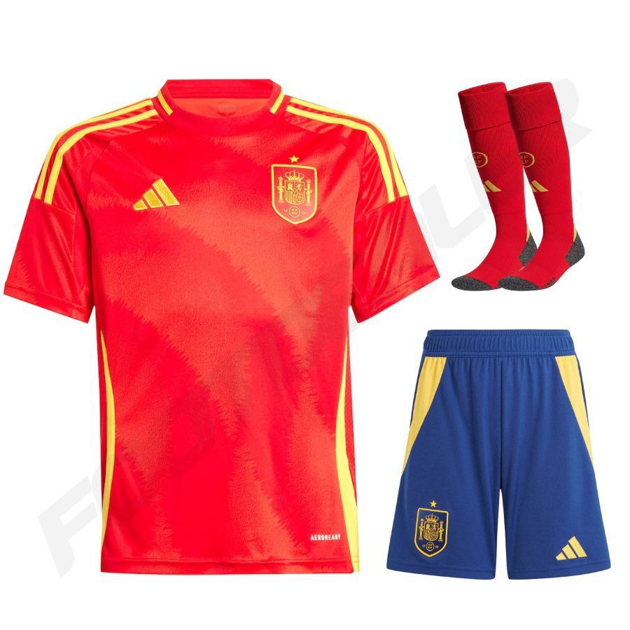 [FJH] Spain Home Kit Kids Jersey 2024 2025