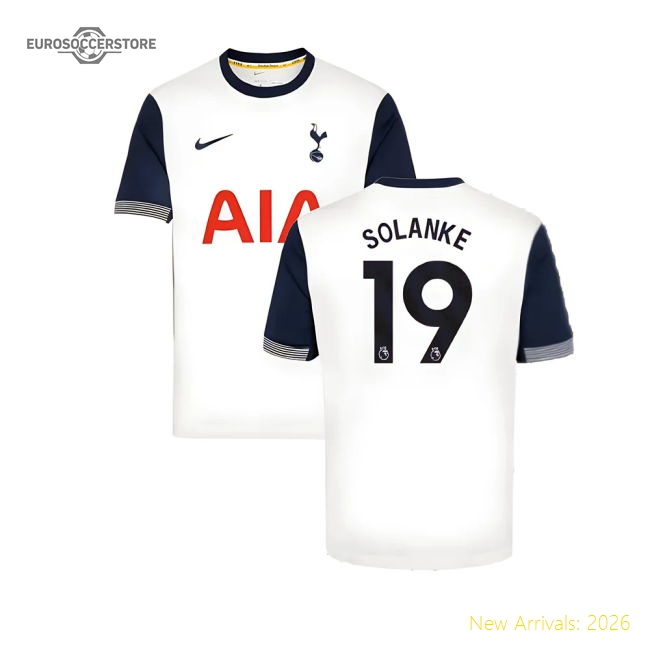 2024-2025 Tottenham Hotspur Home Shirt (Solanke 19)