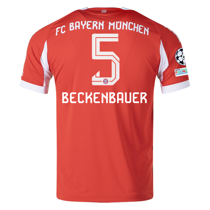 Bayern Munich Beckenbauer 2025-2026 UCL Home Jersey – Authentic Shirt