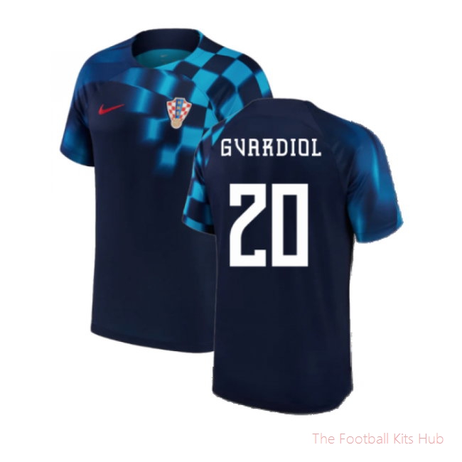 2022-2023 Croatia Away Shirt (Gvardiol 20)