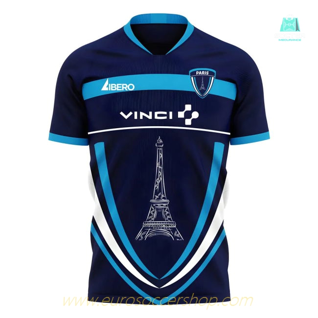 Paris FC 2024-2025 Home Concept Football Kit (Libero)